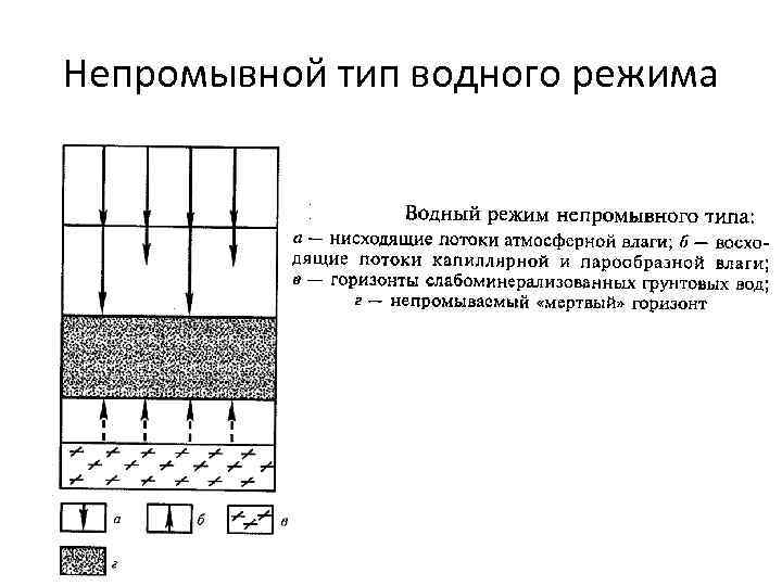 Типы водного режима. Непромывной Тип водного режима. Промывной Тип водного режима почв. Периодически промывной Тип водного режима почв. Промывной Тип водного режима имеет почва.