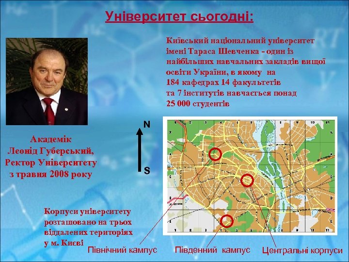 Університет сьогодні: Київський національний університет імені Тараса Шевченка - один із найбільших навчальних закладів