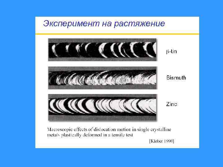 Эксперимент на растяжение 