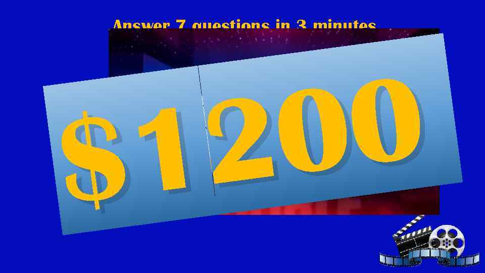 Answer 7 questions in 3 minutes 0 0 2 1 $ AAprogramme where thepeople