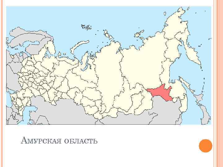 АМУРСКАЯ ОБЛАСТЬ 