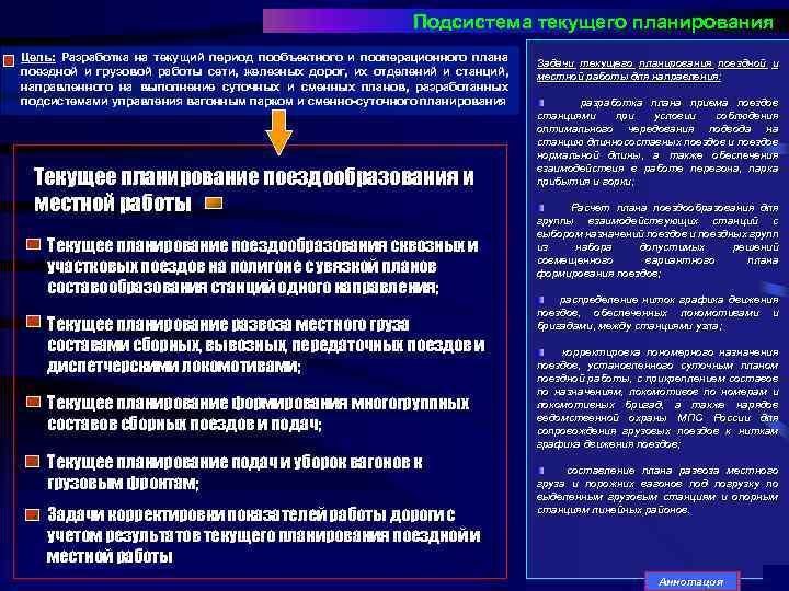 Какова взаимосвязь текущих планов местной и поездной работы сдо