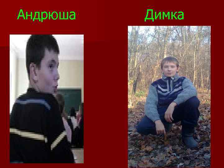 Андрюша Димка 