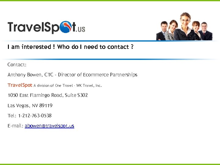 I am interested ! Who do I need to contact ? Contact: Anthony Bowen,