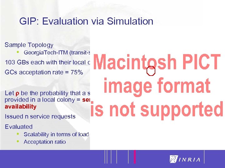 30 GIP: Evaluation via Simulation Sample Topology • Georgia. Tech-ITM (transit-stub) 103 GBs each