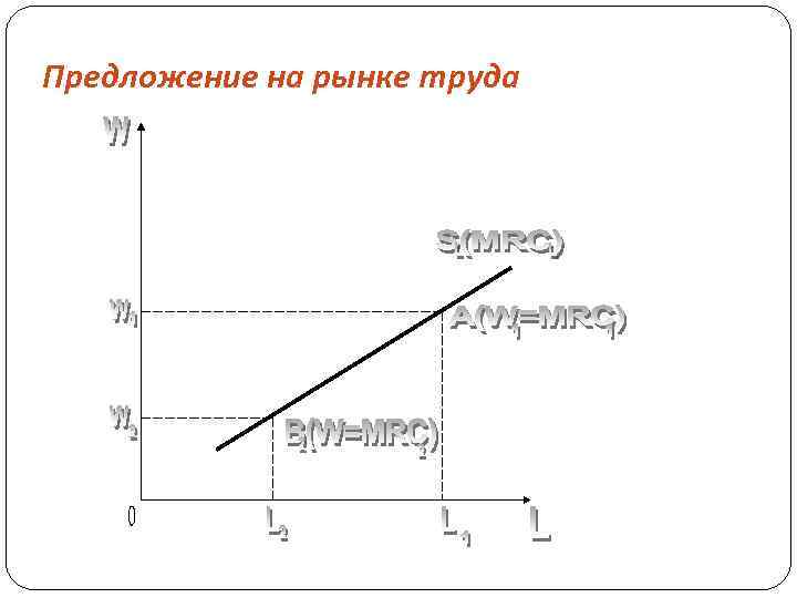 Предложение на рынке труда 