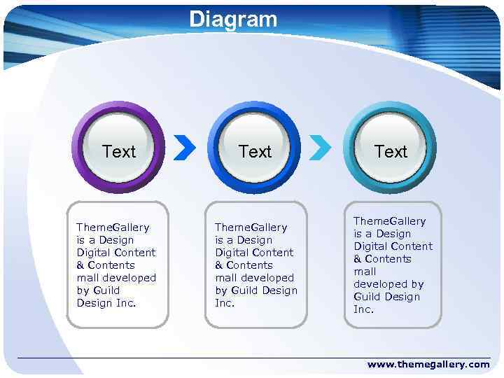 Diagram Text Theme. Gallery is a Design Digital Content & Contents mall developed by