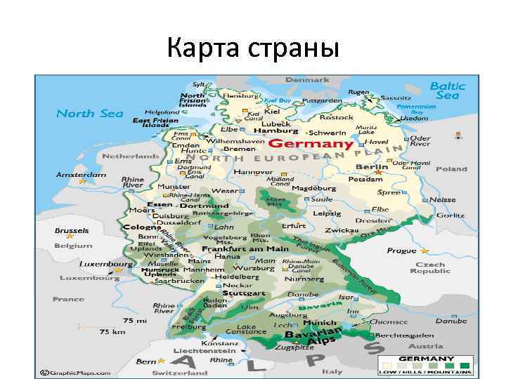 Карта страны 