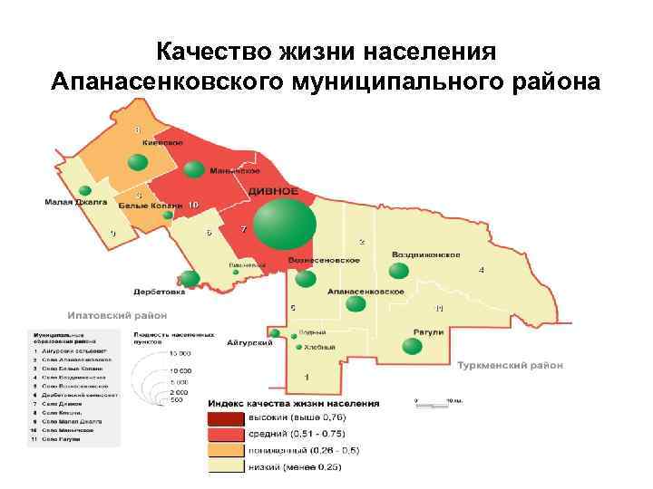 Качество жизни населения Апанасенковского муниципального района 