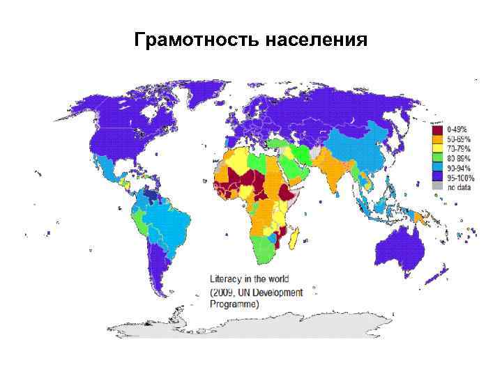 Грамотность населения 