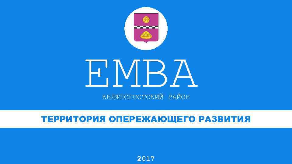 ЕМВА КНЯЖПОГОСТСКИЙ РАЙОН ТЕРРИТОРИЯ ОПЕРЕЖАЮЩЕГО РАЗВИТИЯ 2017 