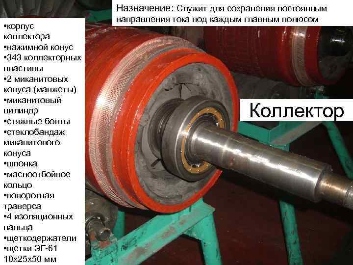 Назначение: Служит для сохранения постоянным • корпус коллектора • нажимной конус • 343 коллекторных