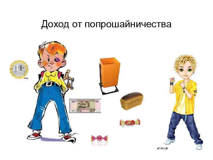 Доход от попрошайничества 