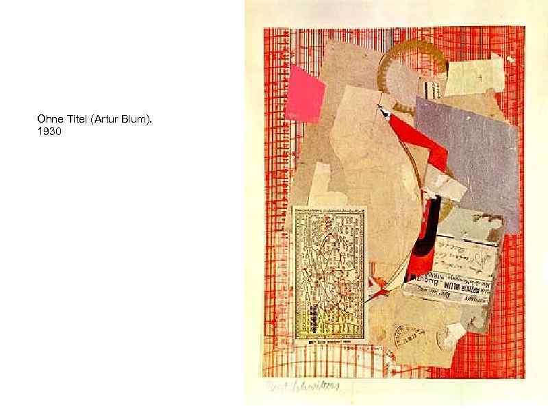 Ohne Titel (Artur Blum). 1930 