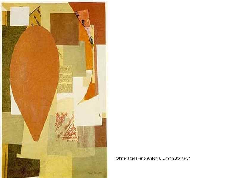 Ohne Titel (Pino Antoni). Um 1933/ 1934 