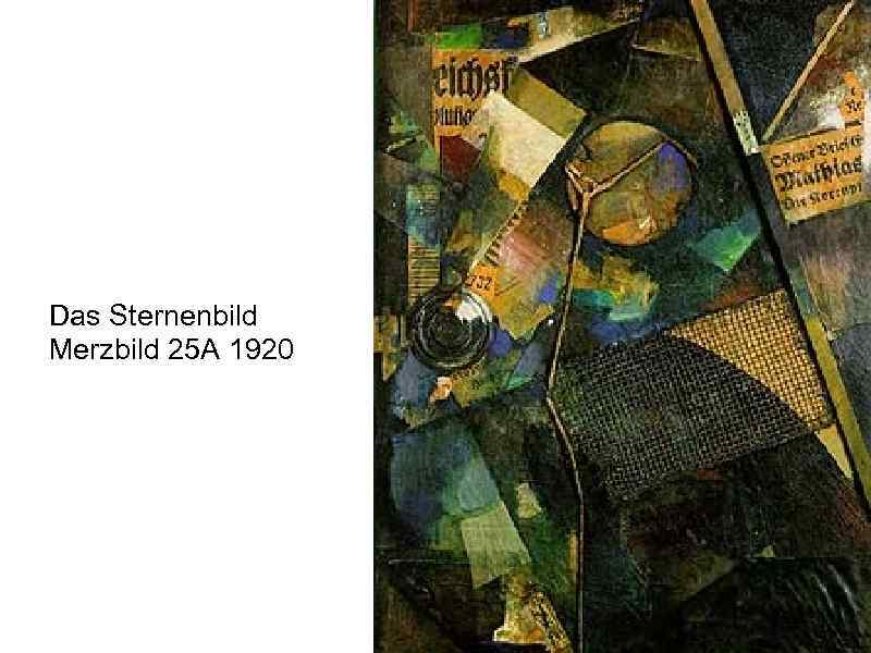  Das Sternenbild Merzbild 25 A 1920 