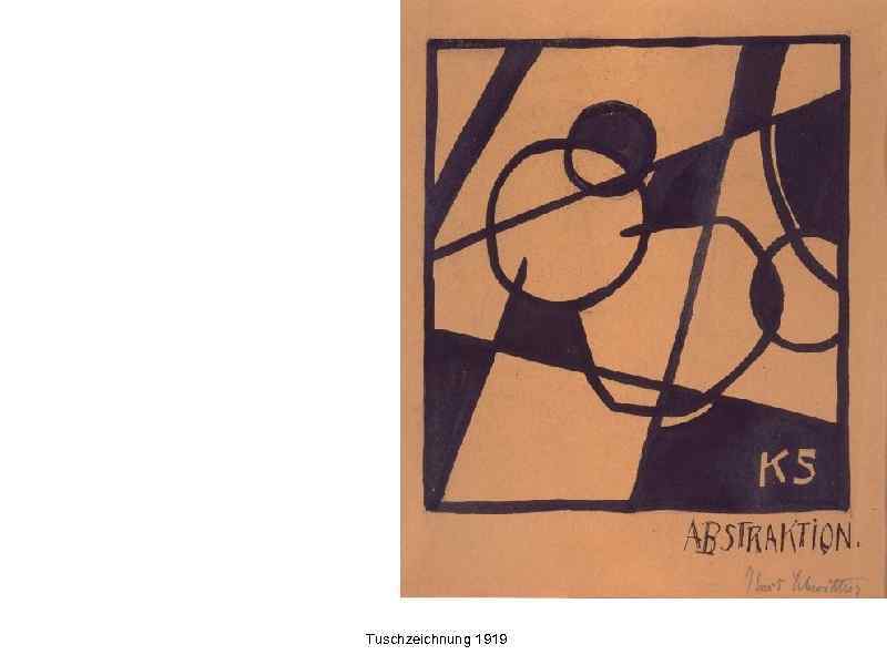  Abstraktion Tuschzeichnung 1919 