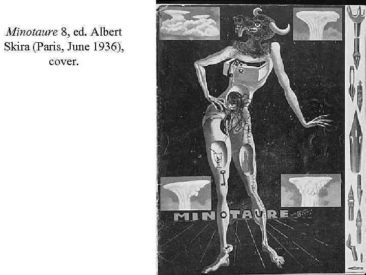 Minotaure 8, ed. Albert Skira (Paris, June 1936), cover. 