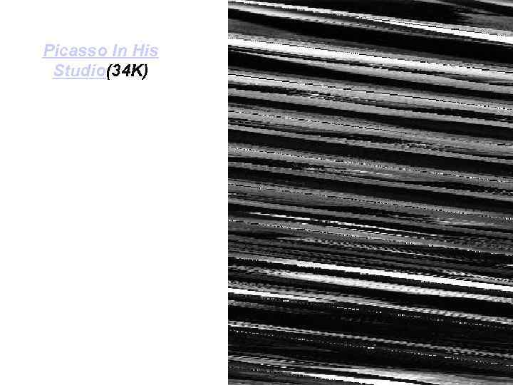 Picasso In His Studio(34 K) 