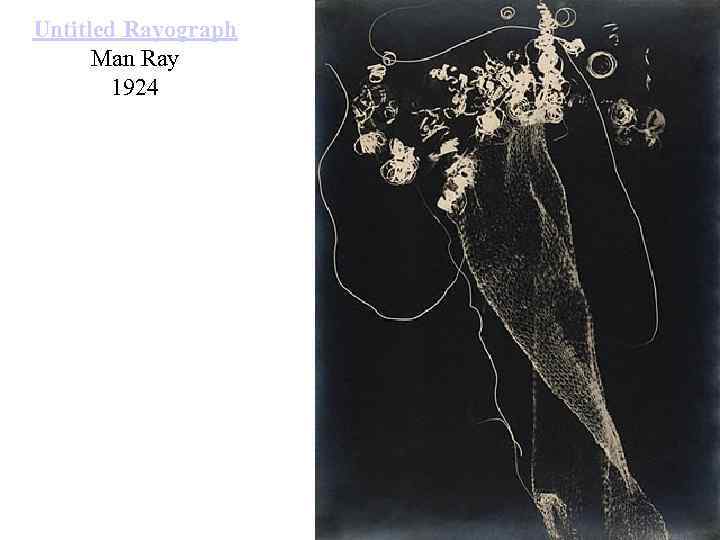 Untitled Rayograph Man Ray 1924 