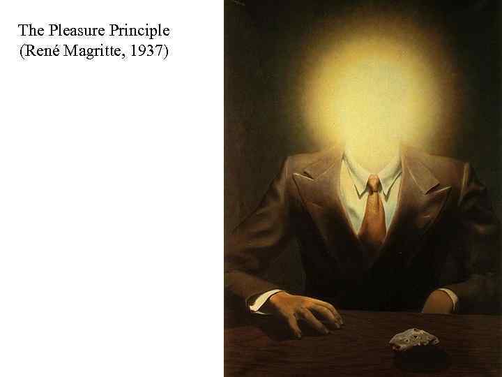 The Pleasure Principle (René Magritte, 1937) 
