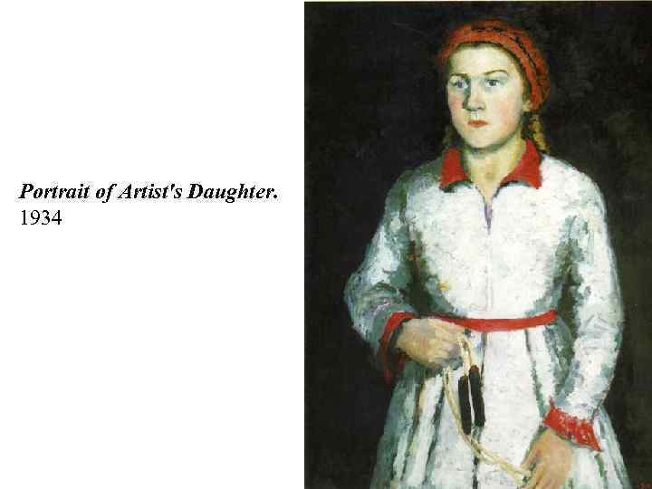 Portrait of Artist's Daughter. 1934 