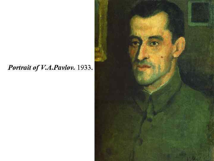 Portrait of V. A. Pavlov. 1933. 