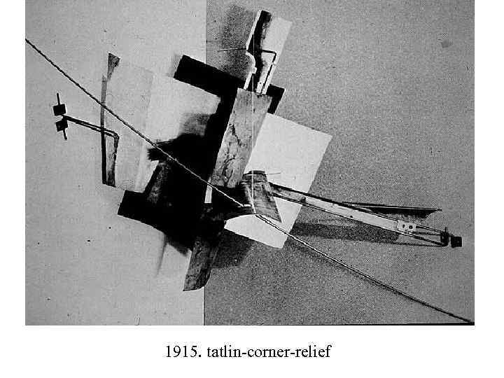 1915. tatlin corner relief 