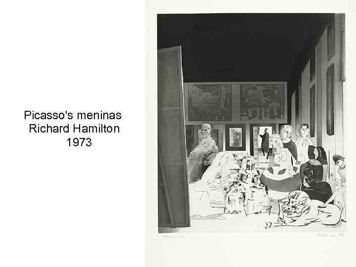 Picasso's meninas Richard Hamilton 1973 