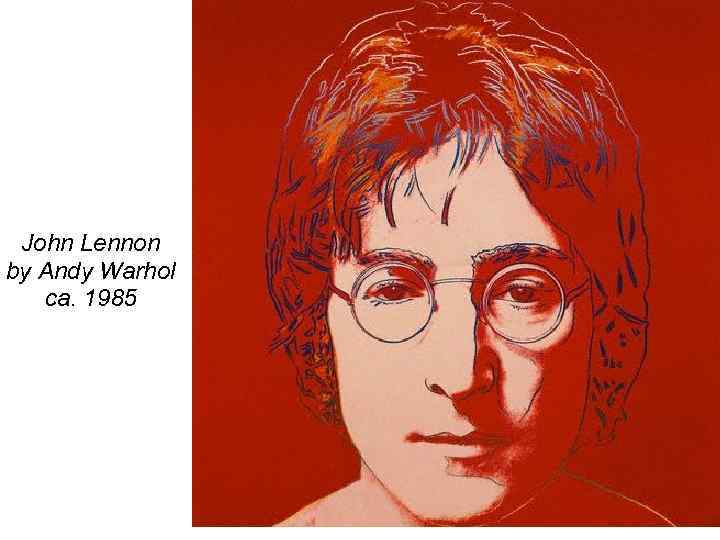 John Lennon by Andy Warhol са. 1985 