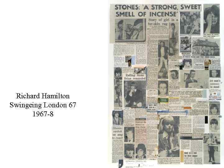Richard Hamilton Swingeing London 67 1967 -8 