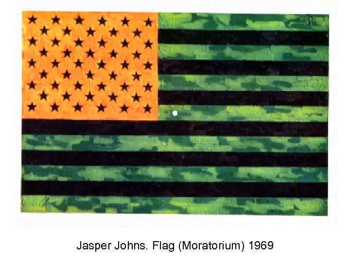 Jasper Johns. Flag (Moratorium) 1969 