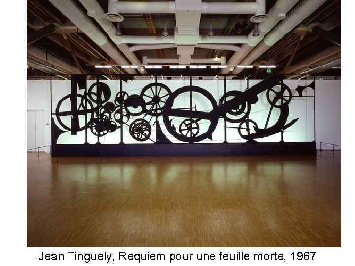 Jean Tinguely, Requiem pour une feuille morte, 1967 
