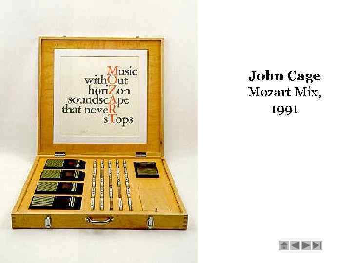 John Cage Mozart Mix, 1991 