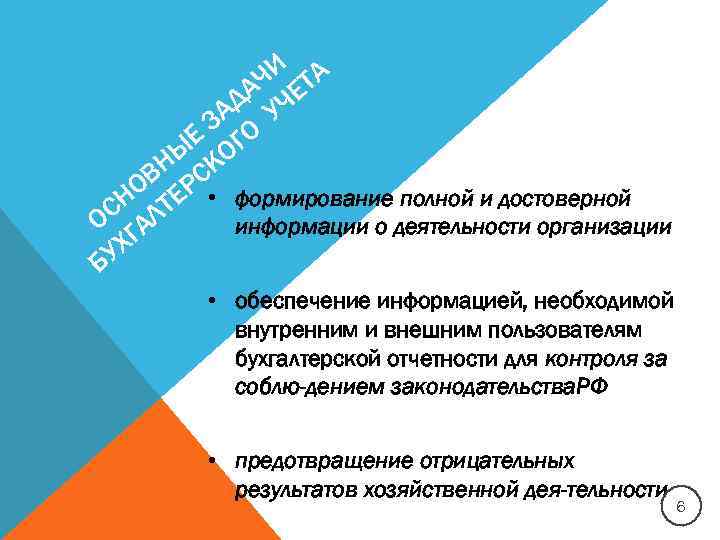 ЧИ ЕТА ДА УЧ ЗА О Е Г НЫ СКО ОВ ЕР • формирование