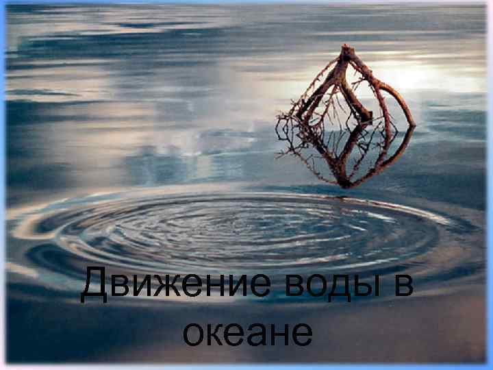 Движение воды в океане 