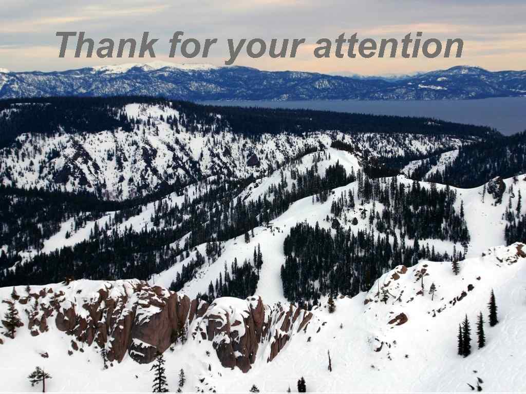 Thank for your attention 