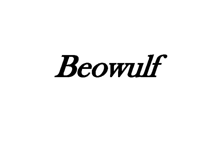 Beowulf 