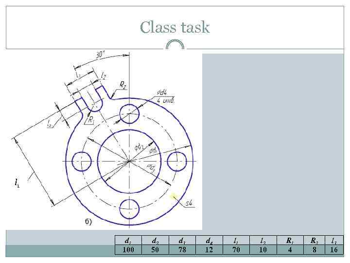 Class task l 1 d 1 100 d 2 50 d 3 78 d