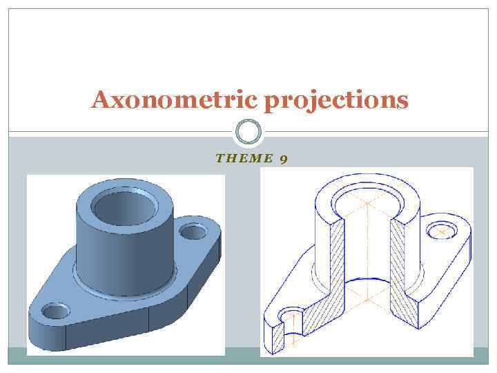 Axonometric projections THEME 9 