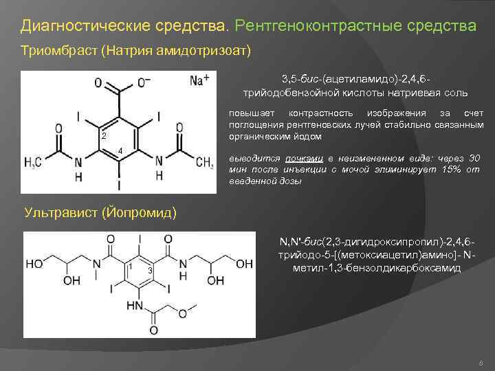 Диагностические препараты