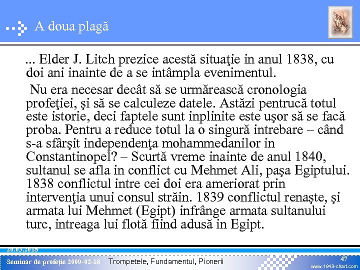 A doua plagă. . . Elder J. Litch prezice acestă situaţie in anul 1838,