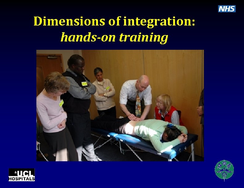 Dimensions of integration: hands-on training 