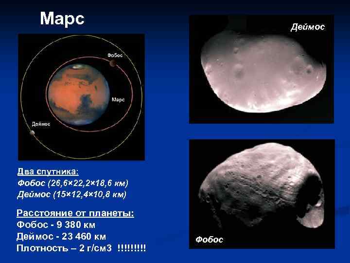 Картинки спутники марса