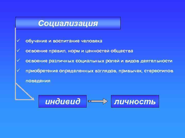 План по теме социализация