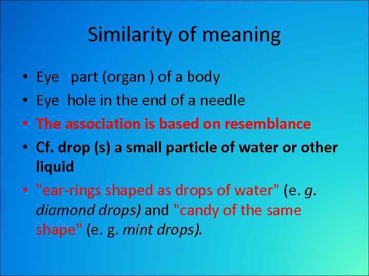 Sonnection Of Meaning And Concept Meaning Is