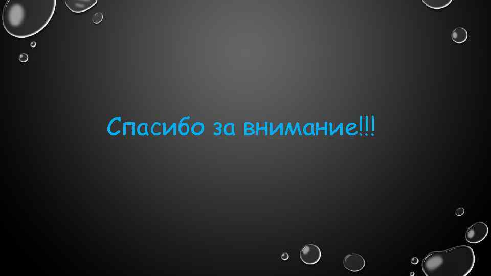 Спасибо за внимание!!! 