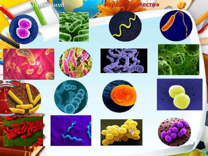 Повторим! Игра «Где место» 