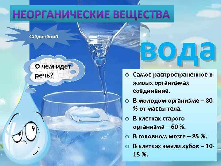 Взаимодействие веществ с водой