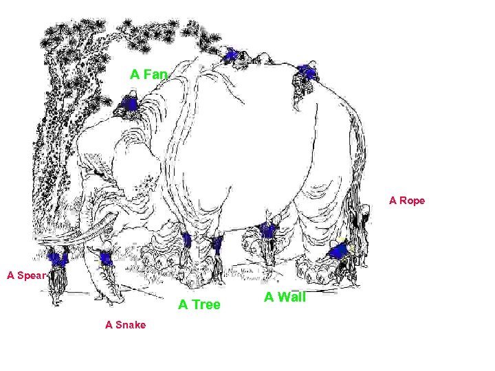 A Fan A Rope A Spear A Tree A Snake A Wall 